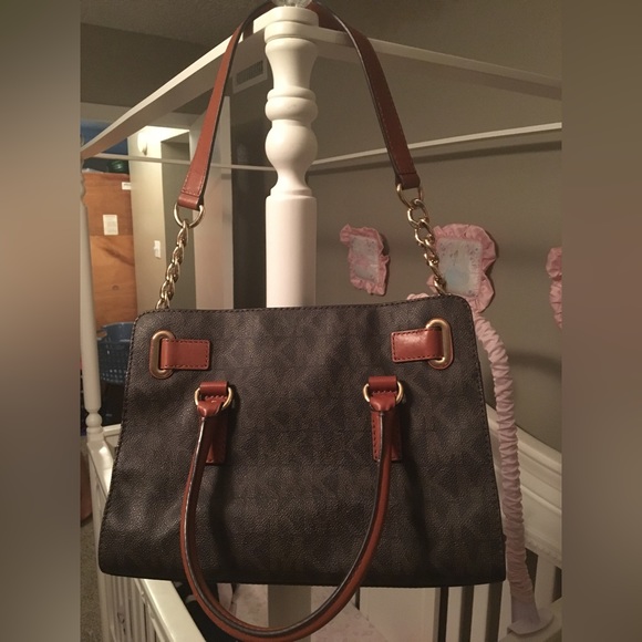 Authentic brown Michael Kors purse - Picture 2 of 4